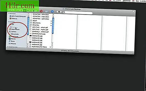 Jak přidat a odebrat položky z postranního panelu Finder v systému Mac OS X