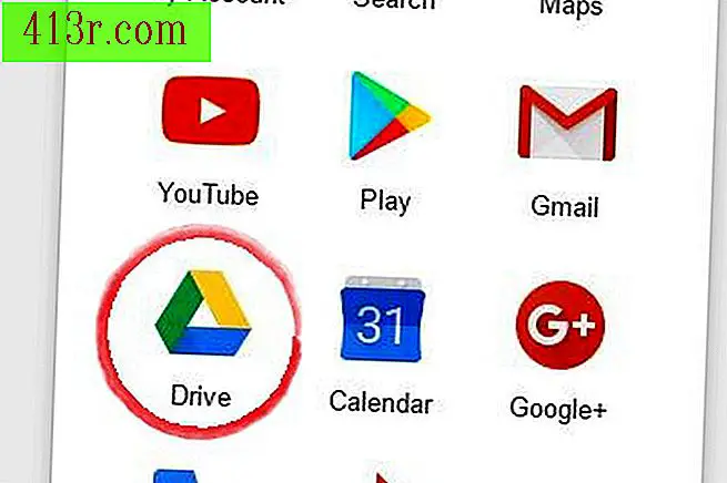 Fai clic sul triangolo di Google Drive per accedere alla tua unità.
