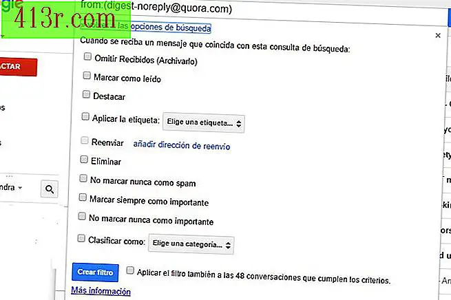Създайте различни правила за съобщенията си в Gmail.